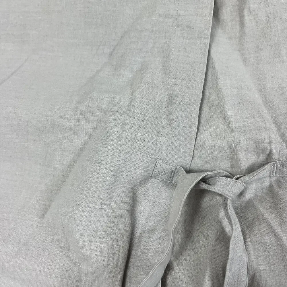 Pottery Barn Monique Lhuillier Standard Pillow Shams (2) Gray All-Over 3D Rosset